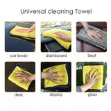 Set Of 3 Microfiber Car Cleaning Cloth, Car Care Cleaning Cloth Wash Towels, Microfiber Towel for Car Cleaning Wash,  Car Drying Cloth, Automobile Cleaning Towel,  Durable Microfiber Car Cleaning Accessory
