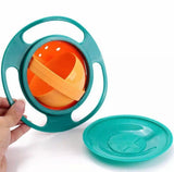360 Degree Gyro Magic Baby Anti Spill Bowl, Baby Feeding Toy Bowl, Baby Food Dinnerware, Spill-Proof Universal Gyro Bowl