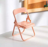 Set Of 3 Cute Chair Shaped Foldable Lazy Phone And Ipad Holder, Portable Design Mobile Phone Holder, Foldable Support Desk Mobile Phone Stand