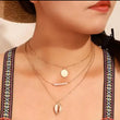 Women Vintage Coin Shell Starfish Pendant Necklace, Multi-layer Sequined Tassel Necklace, Long Tassel Pendant Necklace