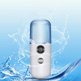 Face Humidifier Steamer, Mini USB Sprayer, Body Facial Spray, Portable Hydrating Beauty Sprayer, Handheld Face Air Humidifier, Rechargeable Nano Water Spray Bottle, Mini Steam Bullet Bottle, Disinfectant Atomization Tool, Nano Mist Sprayer Bottle