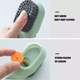 Liquid Shoes Brush, Multifunction Soft Bristled Brush, Automatic Filling Shoe Clothes Board Brush, Home Cleaning Tool, Long Handle Shoe Brush, Long Handle Shoe Brush
