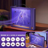 Wall Mounted Mosquito Killer Lamp, Electric Shock LED Insect Mosquito Trap, Insect Repellent Desk Lamp, Anti Mosquitoes Desktop Lamp, Portable Mosquito Insect Wave Bug Zapper, Outdoor Indoor LED Mosquito Eliminator