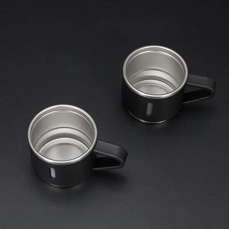 Vacuum Flask Mug Set, Stainless Steel Vacuum Flask Tumbler For Coffee Hot Water, Business Thermoses Mug, Double Layer Vacuum Insulated Flask Tumbler, Thermal Water Bottle, Leaf Proof Travel Mug, Trip Water Bottle For Car, 500Ml Bullet Thermos Bottle