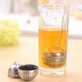 Stainless Steel Ball Filter Kitchen Gadget, Spice, Herb,Tea and Seasoning Filter Ball with Hanging Hook, Ball Tea Infuser Mesh Filter