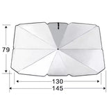 Umbrella Car Windshield, Foldable Car Windshield, Sun Shade Protector, Parasol Umbrella Front Window Sunshade, Interior Heat Insulation Car Sunshade, Sunscreen Heat Insulation Cloth