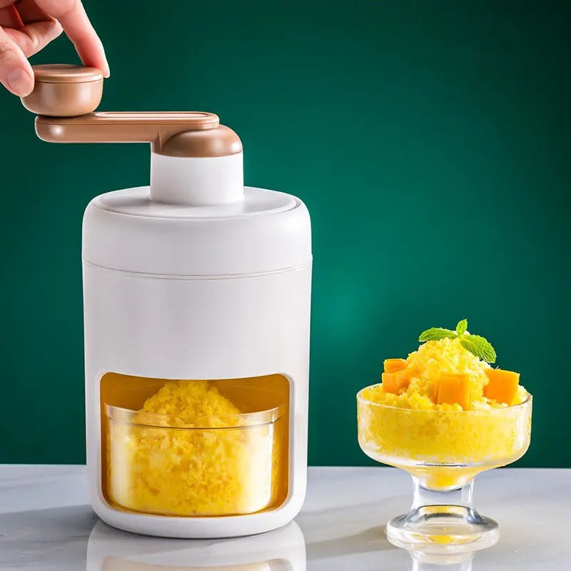 Summer Ice Crusher, Home Manual Ice Crushers Tool, Handheld Snow Manual Crushing Ice Machine, Multifunctional Hand Block Shaved Ice Device, Portable Small Manual Smoothie Ice Maker Kitchen Tools, Portable Snow Cone Machine