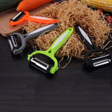 Simple Vegetable Peeler, Multifunctional  Rotary Vegetable Peeler, Stainless Steel Rotary Grater, Cabbage Potato Slicer Fruit Knife Kitchen Gadget, Multi Purpose 360 Degree Rotary Kitchen Tool