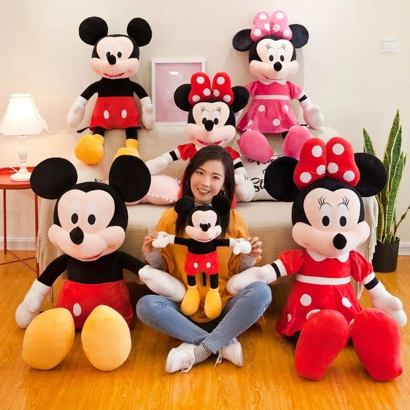 Disney Mickey Mouse Animal Stuffed Plush Toys, Cartoon Princess Cotton Doll, Giant Plush Mickey Mouse Stuffed Animal For Kids