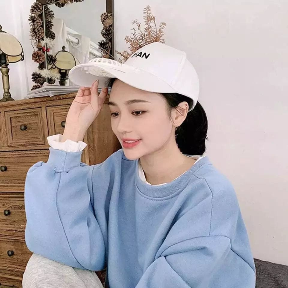 Unisex USB Charging Fan Cap, Unisex Baseball Cap, Adjustable Fan Hat For Outdoor