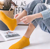Pack of 4 Embroidered Smileys Women Ankle Socks