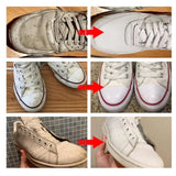 Shoes Cleaning Cream, Shoes Stain Whitening Cleansing Cream, Shoe Yellow Edge Cleaner With Sponge, Multifunctional Cleaning Shoe Whitener, Shoes Suede Cleaner, Leather Shoe Cleaning Cream, Little White Shoe Cleaner, 200gm White Shoe Cleaner