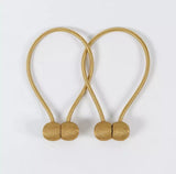 Set of 2 Colorful Magnetic Curtain Tieback, Curtain Holder, Holdbacks Decorative Curtain Clips, Buckle Strap Rope