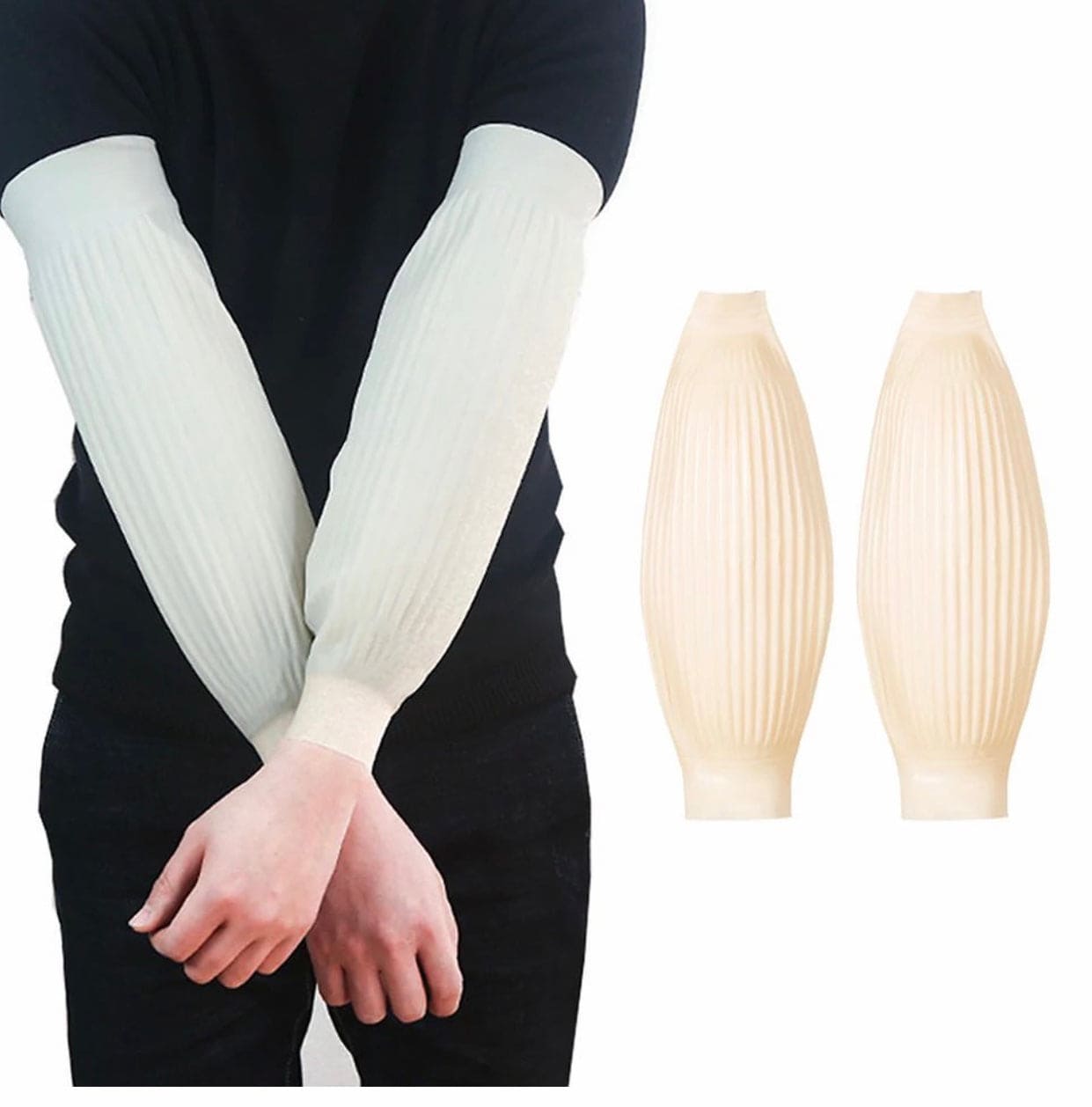 Washing Sleeves, Waterproof Latex Arm Sleeves Covers, Multi-Use Latex Resuable Sleeves, Durable Nonwoven Oversleeves