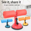 Sit Up Bar Fitness Equipment For Press Gym, Gym Muscle Trainer, Sit-Up Aid Abdominal Workout   Kin Abdominal Organ, Sit-ups Aid Men And Women Suction-cup