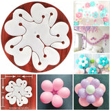 Flower Modelling Balloons Clip, Birthday Party Wedding Decoration Ballons Accessories Foil Balloons Sealing Clamp, Flower Shape Balloon Clips Holder