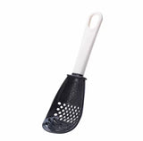 Garlic Crusher Spoon, Multifunctional Spoon, Colander Spoon, Egg Separating Spoon, Multi-Purpose Grinding Mashed Colander Spoon