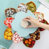 Dry Fruit Rotating Storage Box, New Flower Design Storage Container, Candy Storage Box