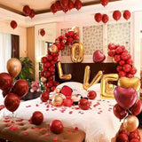 Red And Gold Couple Love Deal