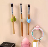 Set Of 5 Silicone Multifunctional Hand Wall Clips, Behind-door Keys Tower Organizer Hook, Wire Data Line Holder, Silicon Thumb Holder