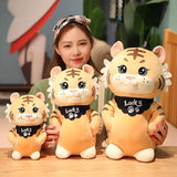 Tiger Soft Plush Toys, Stuffed Cartoon Animal Toys For Kids