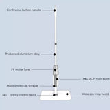 350ml Spray Mop Broom Set, Magic Mop Wooden Floor Flat Mop, Reusable Microfiber Pads Lazy Mop