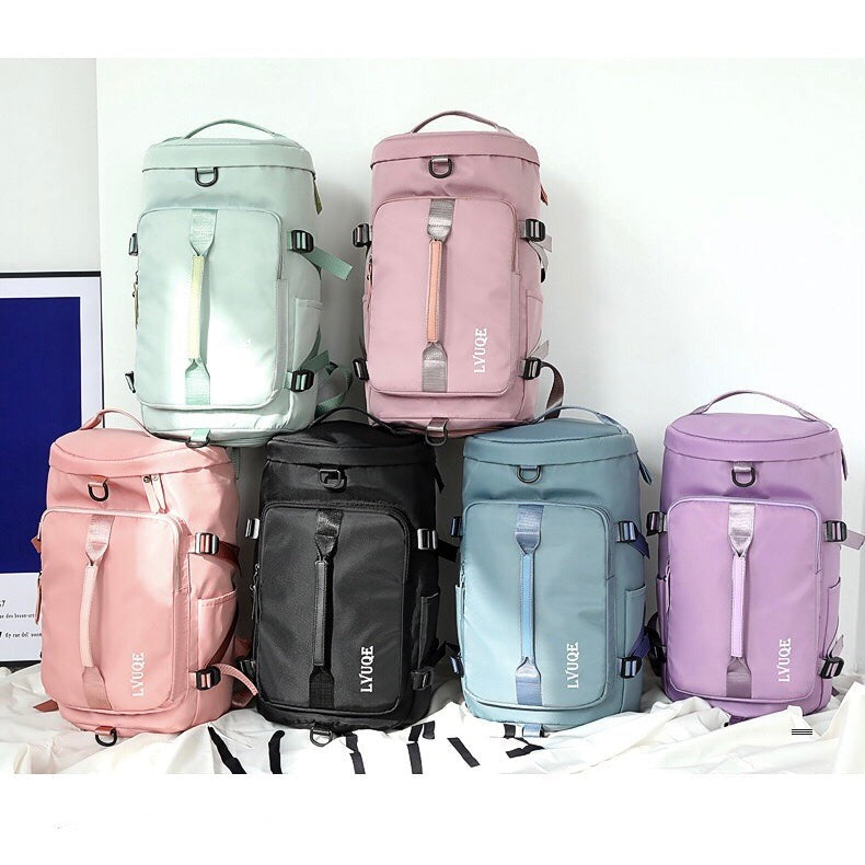 Solo Travel Bag, Multifunctional Travel Bag Pack, Duffle Bag With Shoe Compartment And Wet Pocket, Large Capacity Outdoor Leisure Sports Bag, Travel Backpack For Men And Women, Tote Carry Luggage Bag