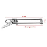 Multifunctional Bottle Cap Opener, Stainless Steel Jar Opener, Easy Opening Cap Tool, Adjustable Jar and Bottle Opener, Jar Lid Gripper