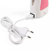 Electric Hair Removal Wax-melt Machine, Heater EU Plug Portable Epilator Roll, Heater Melt Depilation Hair Removal,  SPA Handheld Body Depilatory Machine Hair Removal Tool