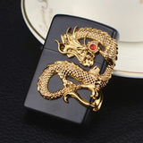Gas Craving Dragon Lighter, Disposable Cigarette Lighter, Gas Storm Lighter, Easy To Use Flip Lighters, Classic Fashionable Lighters, Creative Retro Lighter