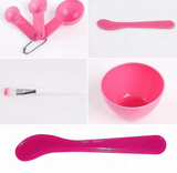 Set Of 6 Facial Bowl Set, DIY Mixing Bowl, Beauty Tool, Skin Care Accessory, Silicone Cosmetic Facial Skin Care Tool