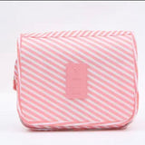 Multifunctional Travel Cosmetic Bag, Double Layer Portable Cosmetic Bag With Adjustable Dividers, Portable Makeup Pouch Brush Organizer, Purse Handbag for Women