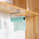 Cabinet Tissue Holder, Wall Mounted Towel Hanger Rack Bar, Cabinet Rag Storage Organizer, Wall Mounted Adjustable Towel Hanger for Kitchen Bathroom, Cabinet Paper Sucker Holder, Napkin Towel Rack Shelf Hook