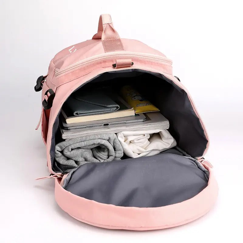 Solo Travel Bag, Multifunctional Travel Bag Pack, Duffle Bag With Shoe Compartment And Wet Pocket, Large Capacity Outdoor Leisure Sports Bag, Travel Backpack For Men And Women, Tote Carry Luggage Bag
