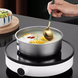 Stainless Steel Vessel With Lids, Mixing Crisper Food Container Bowls, Chef Buddy Stainless Steel Bowl Set, Classic Cuisine Metal Fresh Keeping Bowls