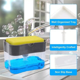 Soap Dispenser, 3 in 1 Soap Dispenser, Dish Soap Dispenser, Dish Cleaner