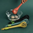 Plastic Egg Tong, Plastic Noodles Holder, Kitchen Whisk Versatile, Dual Use Manual Egg Whisk, Food Tong for Baking, Multipurpose Home Kitchen Tool, Egg Whisker
