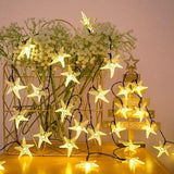 Star Fish Shell Fairy Strings Light, Garland LED Lamp For Holiday, Camping Wedding Birthday Beach Party Night
