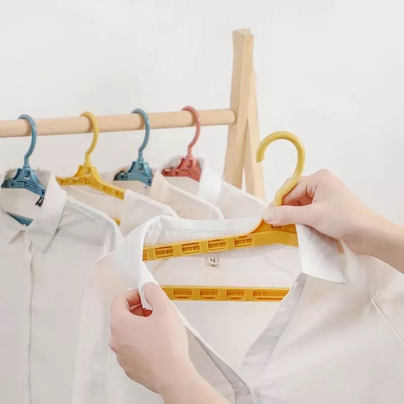 Set Of 3 Stretchable Clothes Hanging Hanger, Multifunction Plastic Clothes Hanger, Adjustable Clothes Hanger Closet Organizer