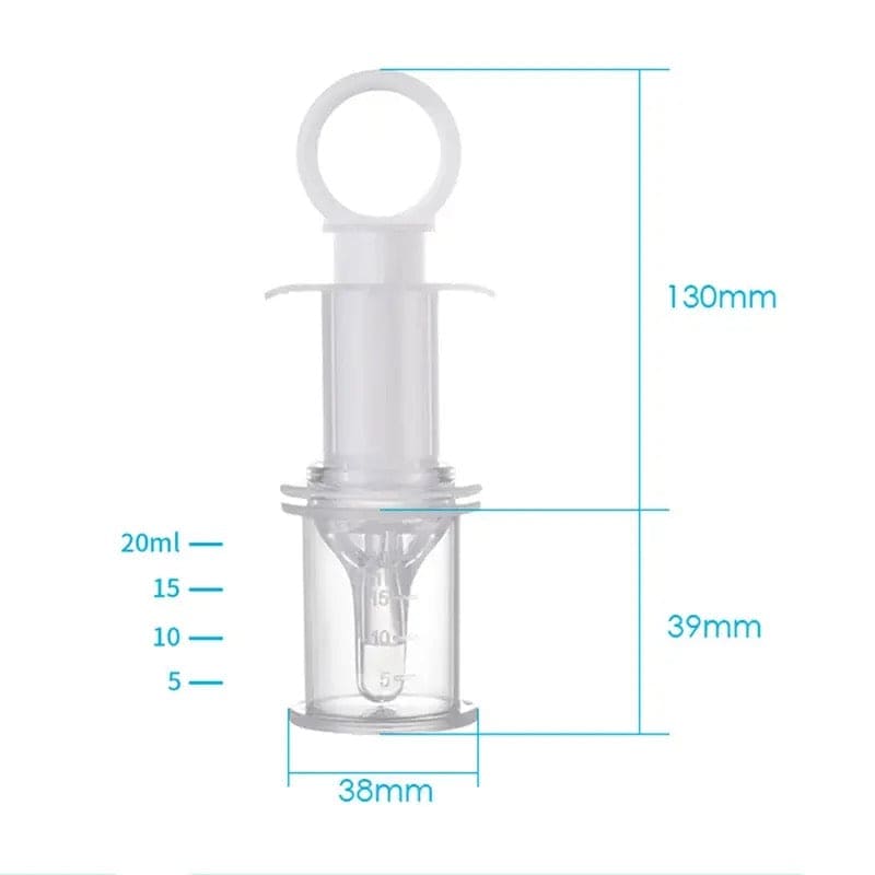 Baby Kids Smart Medicine Dispenser, Needle Feeder Squeeze Medicine Dropper, Pacifier Baby Feeder,  Baby Medicine Dispenser, Baby Syringe Feeder, Newborn Dropper Medicine Feeder, Anti-Choke Baby Medicine Feeder, Liquid Push Medicine Dispenser
