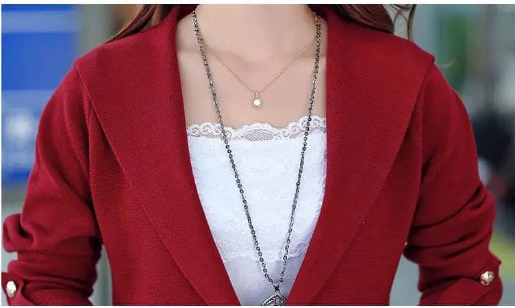 Cardigan Open Stitch Coat, Female Casual Warm Long Sleeve  Hooded, Cardigan Lady Open Stitch Sweater, Autumn New Women's Long Sweater Hoodie Coat