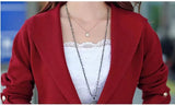 Cardigan Open Stitch Coat, Female Casual Warm Long Sleeve  Hooded, Cardigan Lady Open Stitch Sweater, Autumn New Women's Long Sweater Hoodie Coat