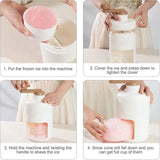 Summer Ice Crusher, Home Manual Ice Crushers Tool, Handheld Snow Manual Crushing Ice Machine, Multifunctional Hand Block Shaved Ice Device, Portable Small Manual Smoothie Ice Maker Kitchen Tools, Portable Snow Cone Machine