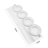 4 Pcs Momos Maker, Dumpling Making Molds, Dumplings Press Maker Kitchen Tool, Small Dumpling Skin Stencil, Samosa Ravioli Dumpling Pie Empanada Maker
