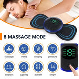 Mini Neck Massager Gel Pad, EMS Neck Massager, Smart Electric Neck Massager, EMS Neck Stretcher, Portable Neck Body Massager, Cervical Spine Massage Stickers, Electric Cervical Massager, Shocker Heating Relieve Pain Massager, Portable Neck EMS Massager