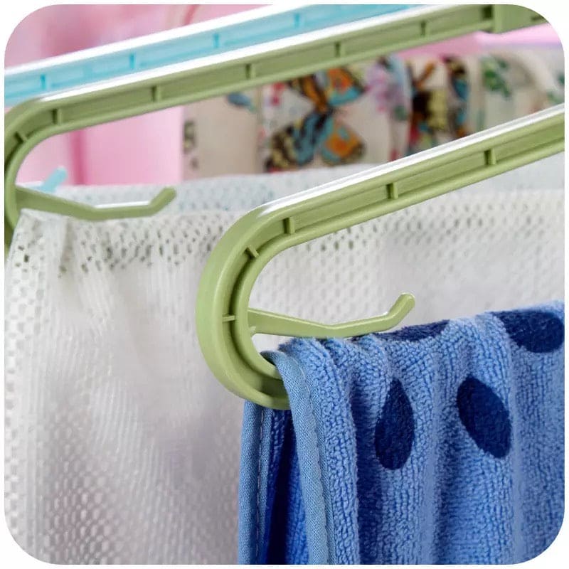 Set Of 3 Stretchable Clothes Hanging Hanger, Multifunction Plastic Clothes Hanger, Adjustable Clothes Hanger Closet Organizer