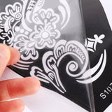 Professional Henna Stencil Temporary Hand Tattoo, Body Art Sticker, Temporary Hand Mehndi Tattoo, Body Art Sticker, Wedding Tool Flower Tattoo Stencil