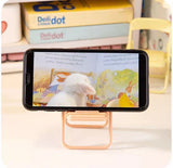 Set Of 3 Cute Chair Shaped Foldable Lazy Phone And Ipad Holder, Portable Design Mobile Phone Holder, Foldable Support Desk Mobile Phone Stand