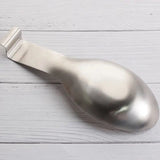 Fish Shape Stainless Steel Spoon Rest Food Clip, Hot Pot Spoon Tray, Hotel Restaurant Kitchen Utensil Holder Shelf Tray
