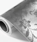Amazing Silver Kitchen Aluminum Foil, Oil-Proof Waterproof Kitchen Foil, Heat Resistant Foil Sticker, Multipurpose Oil Proof Sticker